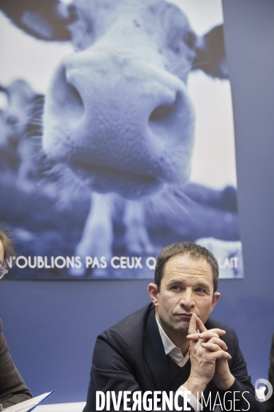BENOIT HAMON au salon de l agriculture 2018