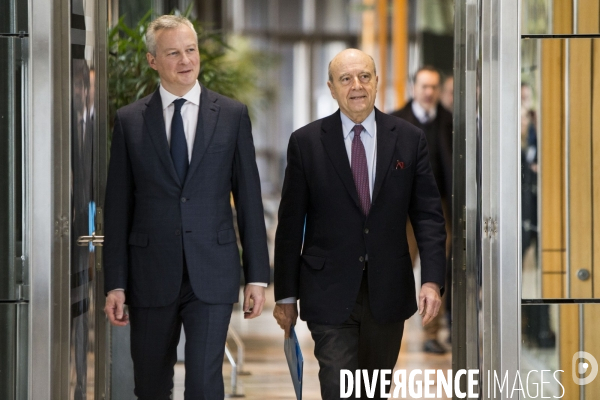 Bruno LE MAIRE reçoit les élus locaux et les représentants du personnel de Ford Blanquefort.