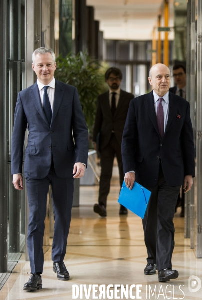 Bruno LE MAIRE reçoit les élus locaux et les représentants du personnel de Ford Blanquefort.