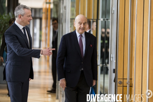 Bruno LE MAIRE reçoit les élus locaux et les représentants du personnel de Ford Blanquefort.