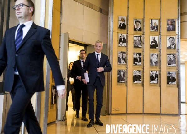 Bruno LE MAIRE reçoit les élus locaux et les représentants du personnel de Ford Blanquefort.