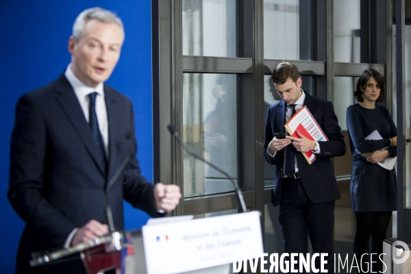 Bruno LE MAIRE reçoit les élus locaux et les représentants du personnel de Ford Blanquefort.