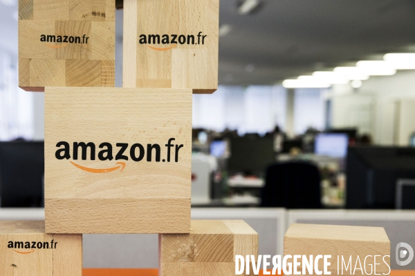 Frédéric DUVAL, Directeur général d Amazon France dans les locaux d Amazon à Clichy.