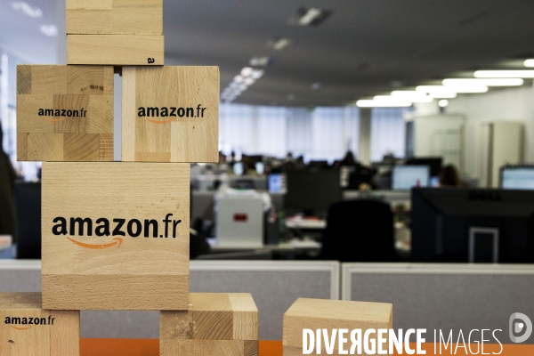 Frédéric DUVAL, Directeur général d Amazon France dans les locaux d Amazon à Clichy.