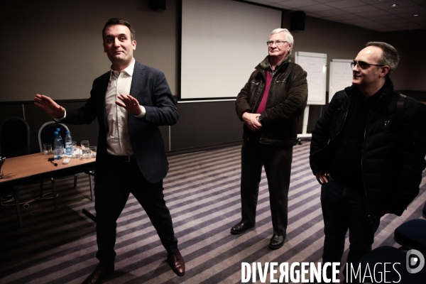 Les patriotes - le congres  - conference de presse de florian philippot