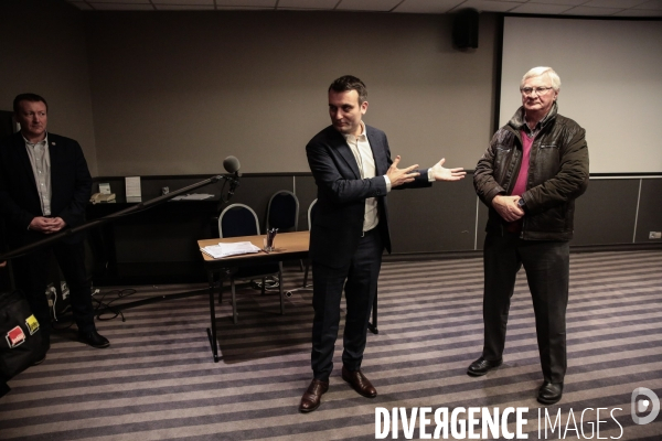 Les patriotes - le congres  - conference de presse de florian philippot