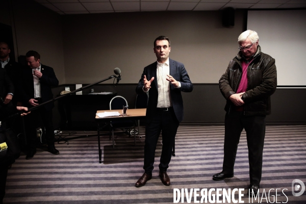 Les patriotes - le congres  - conference de presse de florian philippot