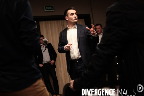 Les patriotes - le congres  - conference de presse de florian philippot