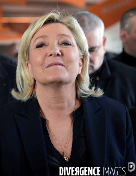 Marien Le Pen au salon de l agriculture