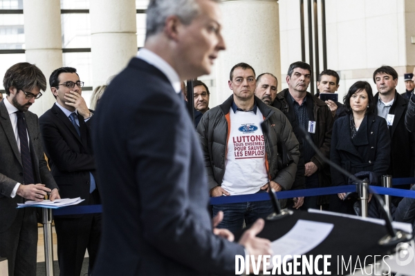 Bruno Le Maire, Ford Aquitaine Industries de Blanquefort.