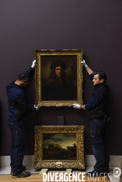 Musée du Louvre. Accrochages des peintures hollandaises