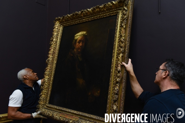 Musée du Louvre. Accrochages des peintures hollandaises