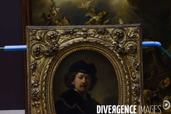 Musée du Louvre. Accrochages des peintures hollandaises
