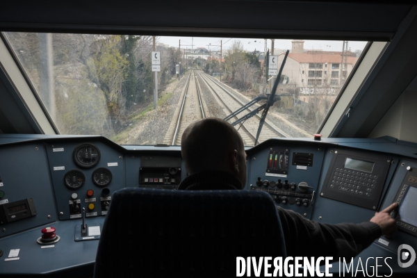 Avec des conducteurs de la SNCF