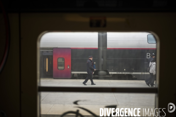 Avec des conducteurs de la SNCF