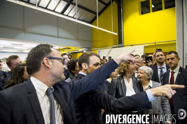 Emmanuel Macron à Tours