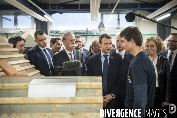 Emmanuel Macron à Tours