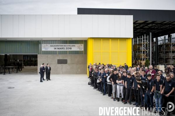 Emmanuel Macron à Tours