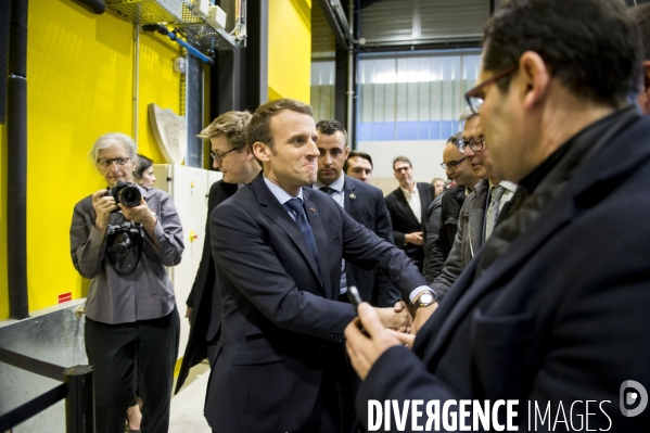 Emmanuel Macron à Tours