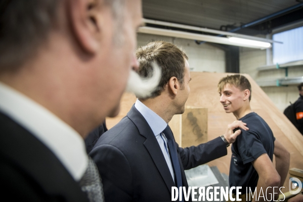 Emmanuel Macron à Tours