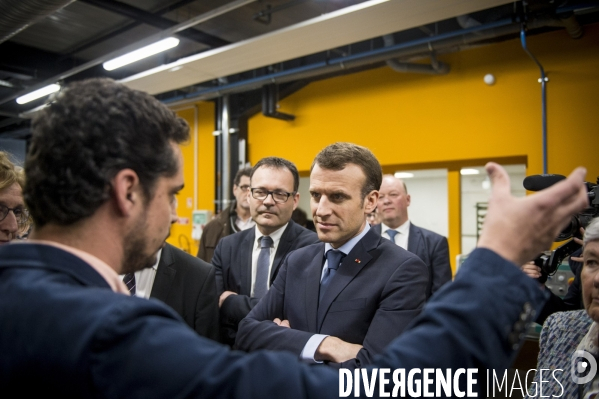 Emmanuel Macron à Tours