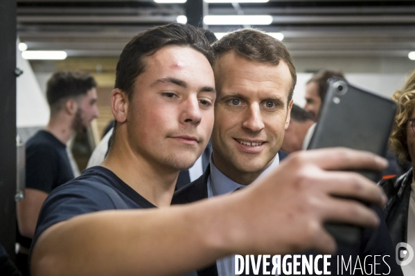 Emmanuel Macron à Tours