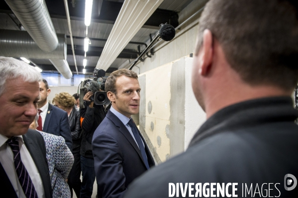 Emmanuel Macron à Tours