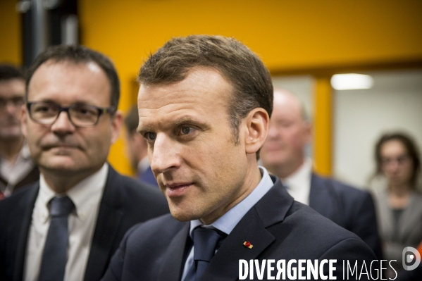 Emmanuel Macron à Tours