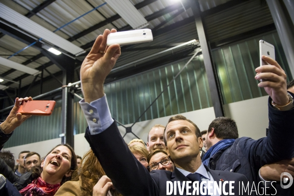 Emmanuel Macron à Tours