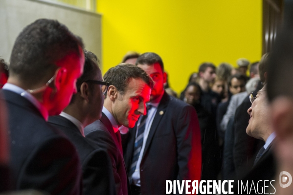 Emmanuel Macron à Tours