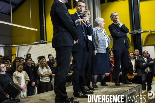 Emmanuel Macron à Tours