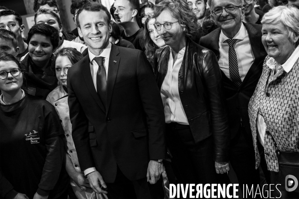 Emmanuel Macron à Tours