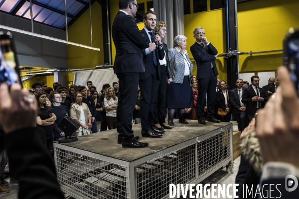 Emmanuel Macron à Tours