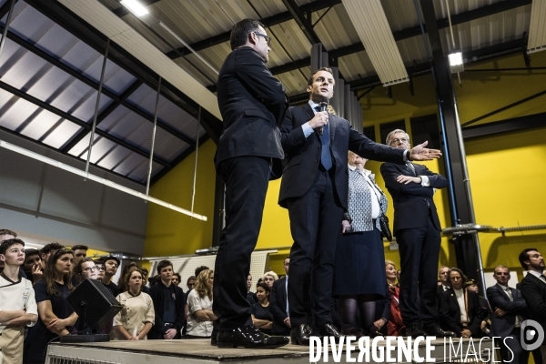 Emmanuel Macron à Tours