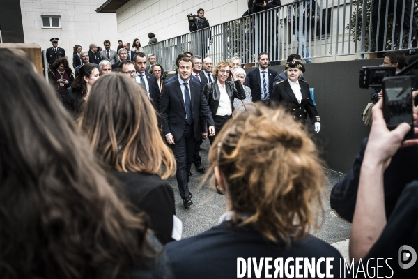 Emmanuel Macron à Tours