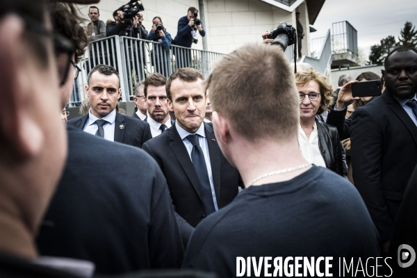 Emmanuel Macron à Tours