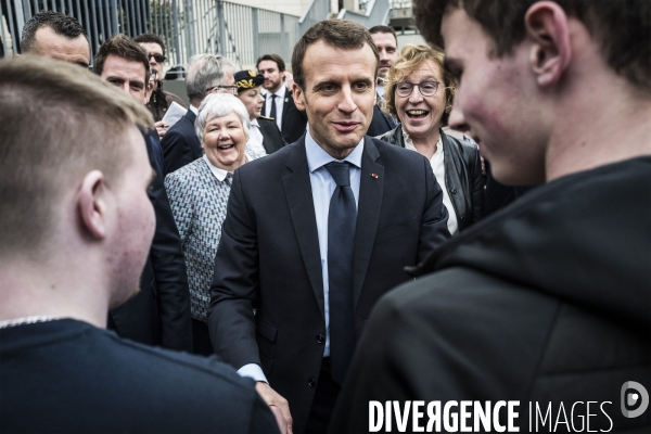 Emmanuel Macron à Tours