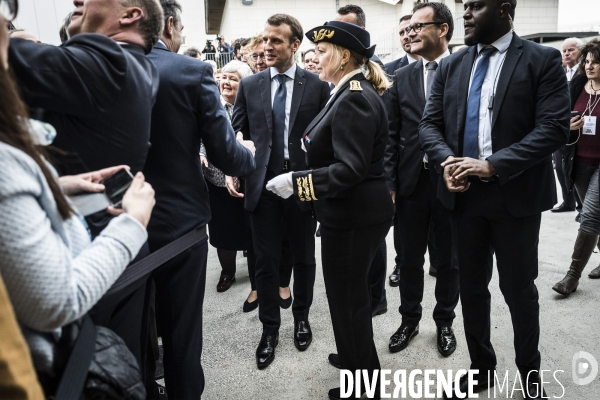 Emmanuel Macron à Tours