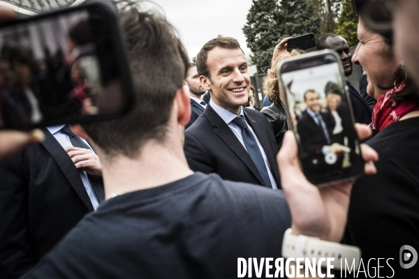 Emmanuel Macron à Tours