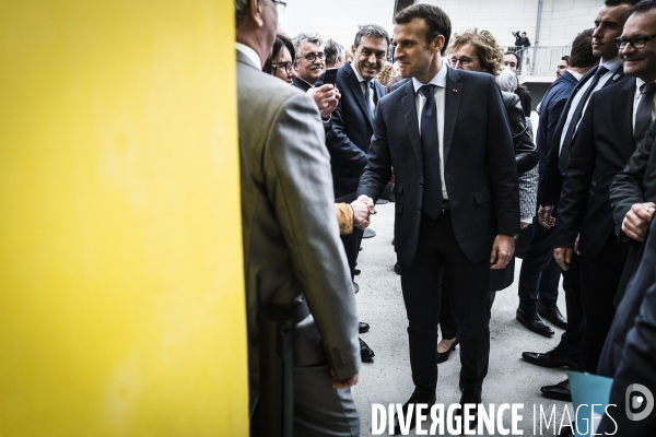 Emmanuel Macron à Tours