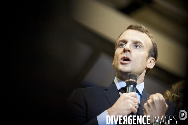 Emmanuel Macron à Tours