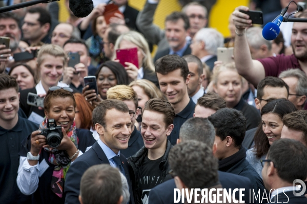 Emmanuel Macron à Tours