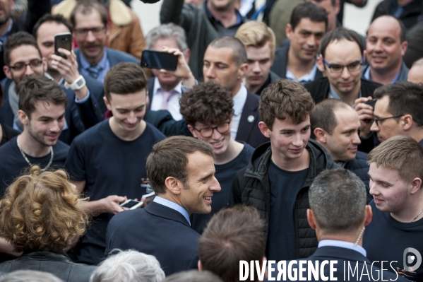 Emmanuel Macron à Tours