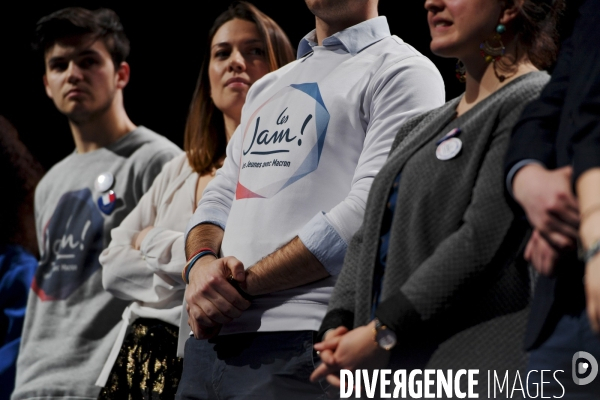 Premiere convention les Jeunes avec Macron