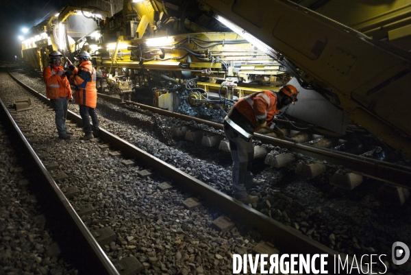 Travaux sur les lignes SNCF