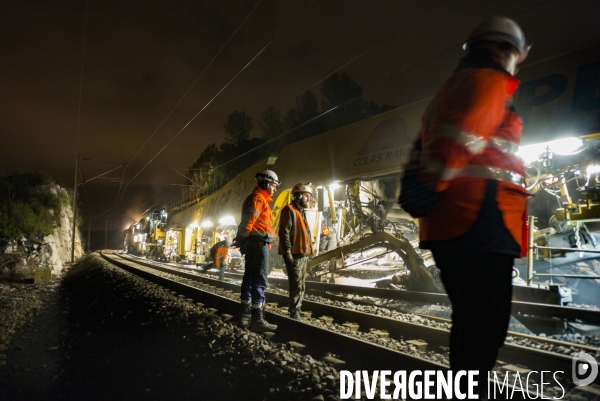 Travaux sur les lignes SNCF