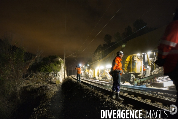 Travaux sur les lignes SNCF