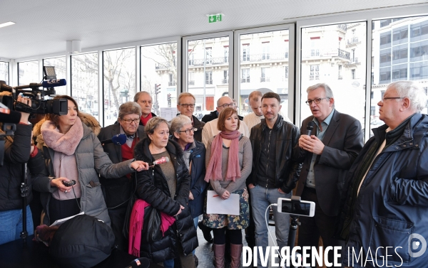 Conférence de presse unitaire pour le service public