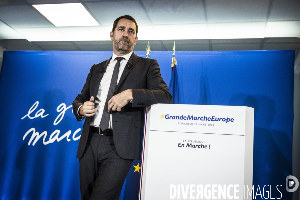 Christophe Castaner, la Grande Marche pour l Europe.