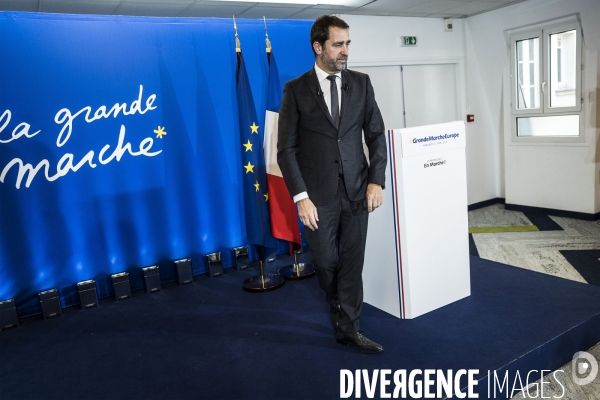 Christophe Castaner, la Grande Marche pour l Europe.